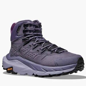 Hoka One Women's Kaha 2 GTX Hiking Mid Boot Like New Purple Waterproof Sz 10